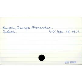 Smyth, George Alexander