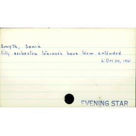 Smyth, Sonia