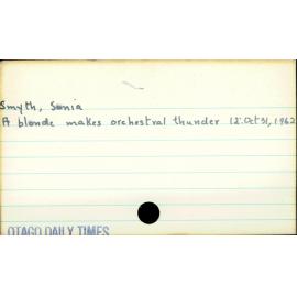 Smyth, Sonia