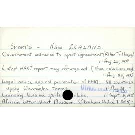 Sports - New Zealand.
