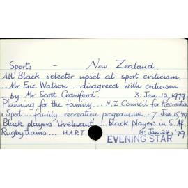Sports - New Zealand.