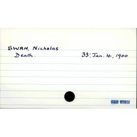 Swan, Nicholas