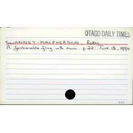 Swanney-Macpherson, Robin