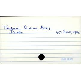 Tankard, Pauline Mary