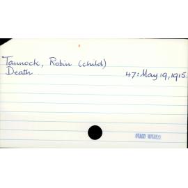 Tannock, Robin (child)