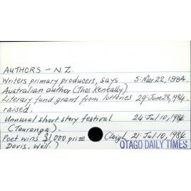 AUTHORS - N. Z. 