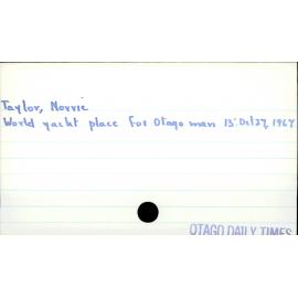 Taylor, Norrie