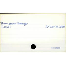 Thompson, George