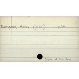 Thompson, Henry