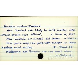 Aviation - New Zealand 