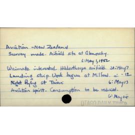 Aviation - New Zealand 