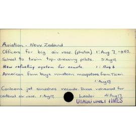 Aviation - New Zealand 