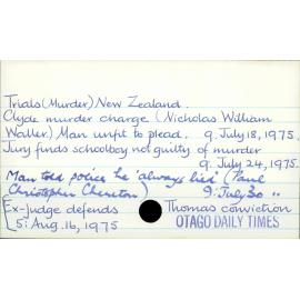 Trials (murder) New Zealand