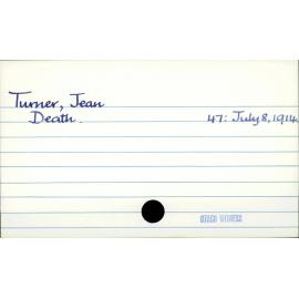 Turner, Jean