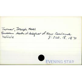 Turner, Joseph Noel