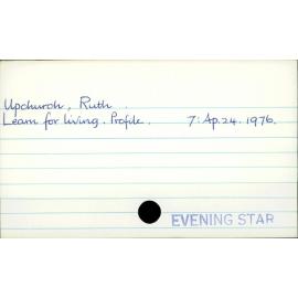 Upchurch, Ruth