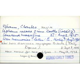 Upham, Charles Hazlitt