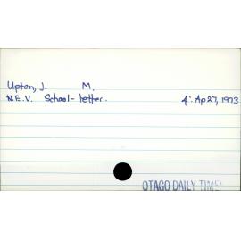 Upton, J.M.