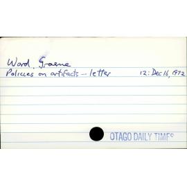 Ward, Graeme