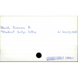 Ward, Graeme K.