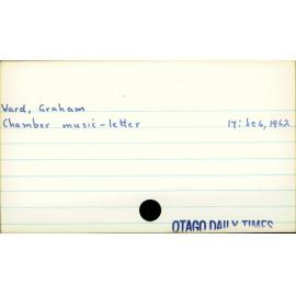 Ward, Graham