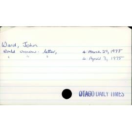 Ward, John 