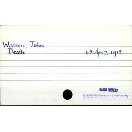Watson, John