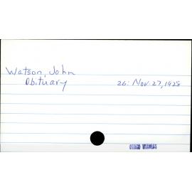 Watson, John