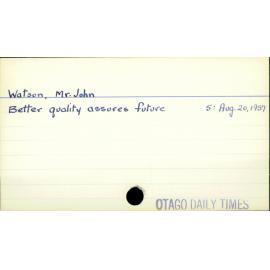 Watson, John