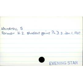 Whineray, S