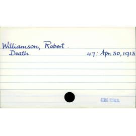Williamson, Robert