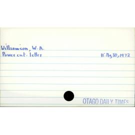 Williamson, W.  A.