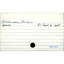 Williamson, William