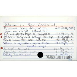 Women in New Zealand