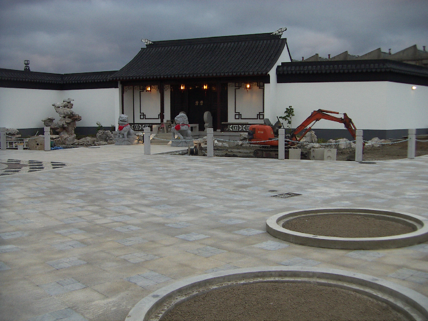 Construction begins on Lan Yuan, Dunedin Chinese Garden