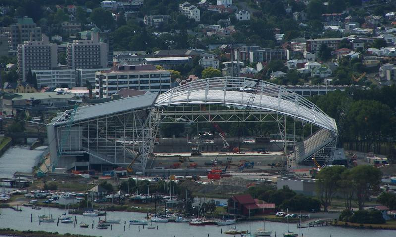 Forsyth Barr Stadium during construction
Photo credit: Paul S Allen
