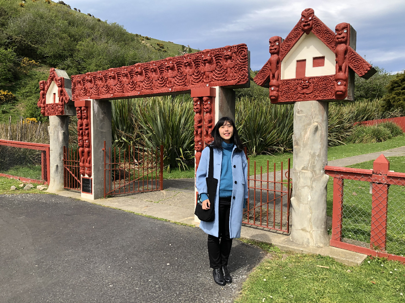 Shu-Ling Chua at Ōtākou Marae for Te Pūao - Where the River Meets the Sea