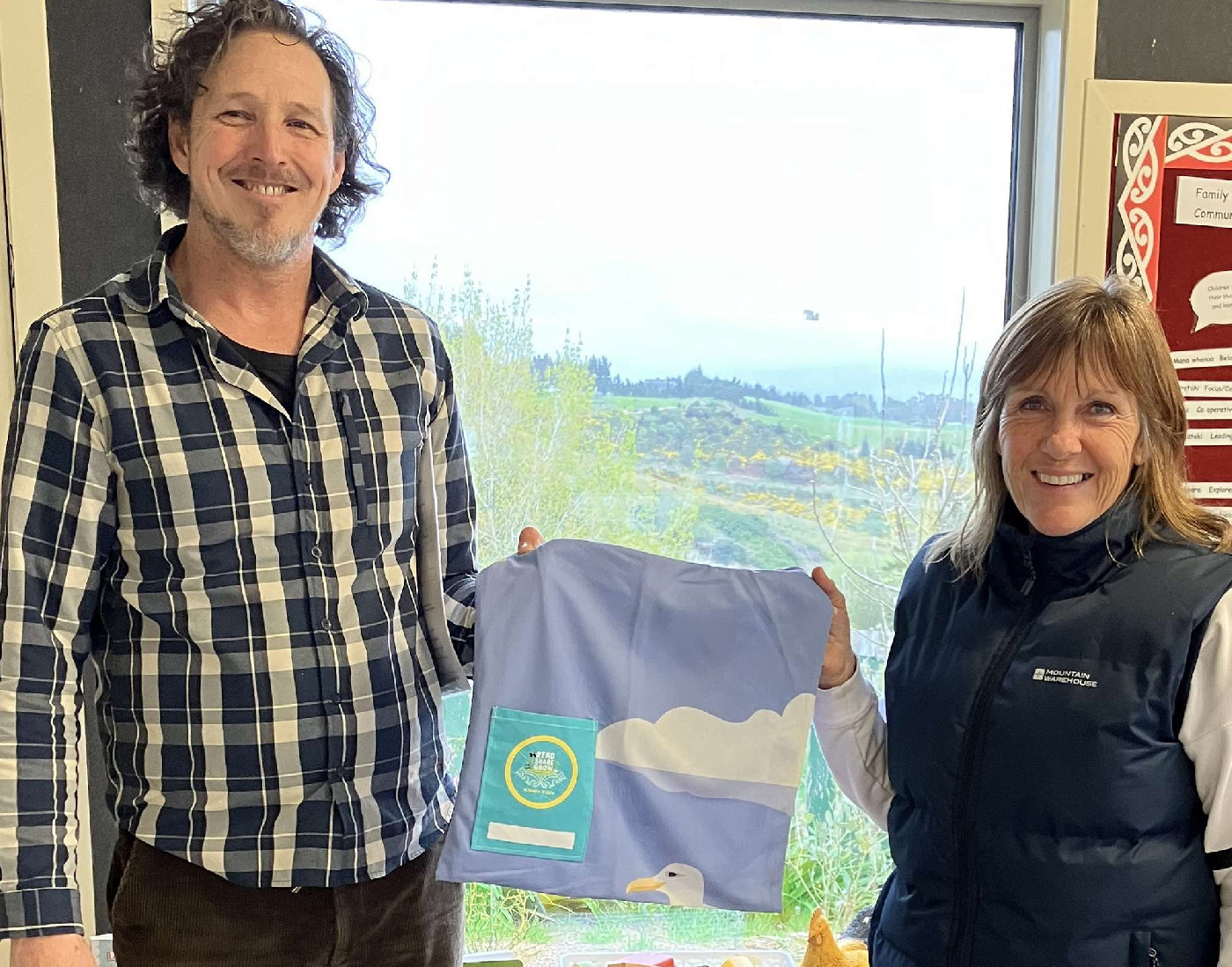 Book bags and farewell to Allan Silvestro