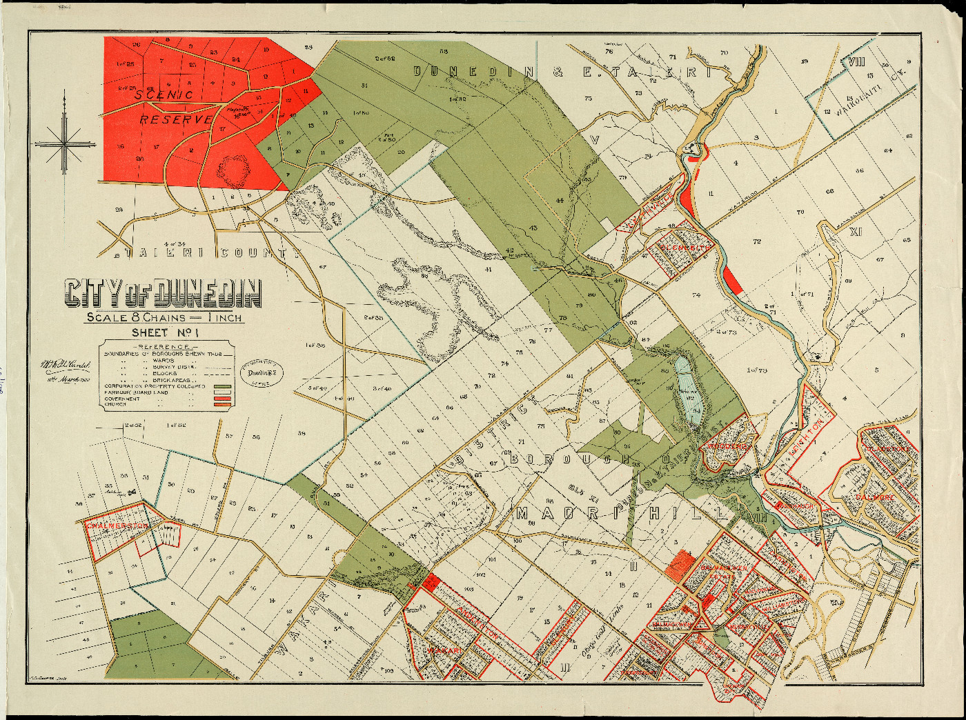 City of Dunedin - sheet no. 1