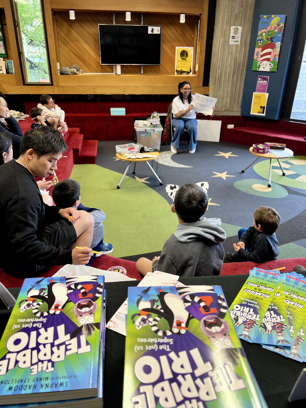 The Terrible Trio reading and crafts workshop with Swapna Haddow