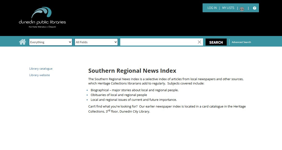 Newspaper Index